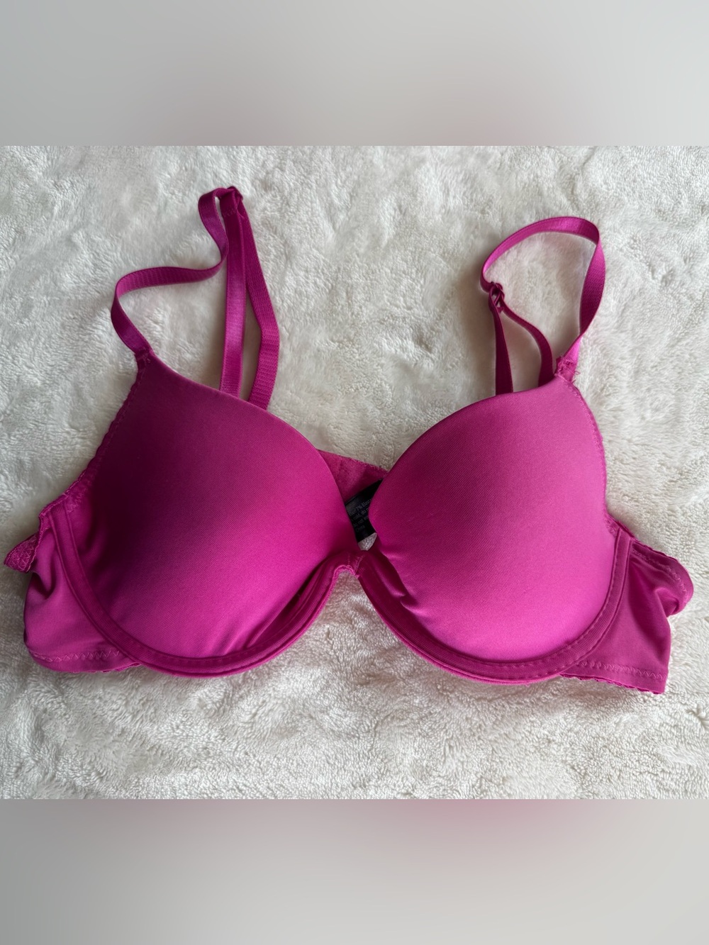 Totally Pink! Magenta Pink Underwire Bra Size 36B Style H6403